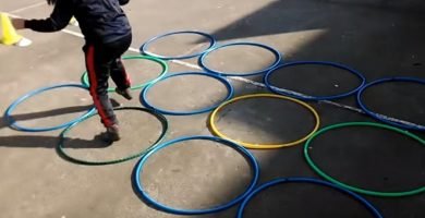 juegos con aros para niños